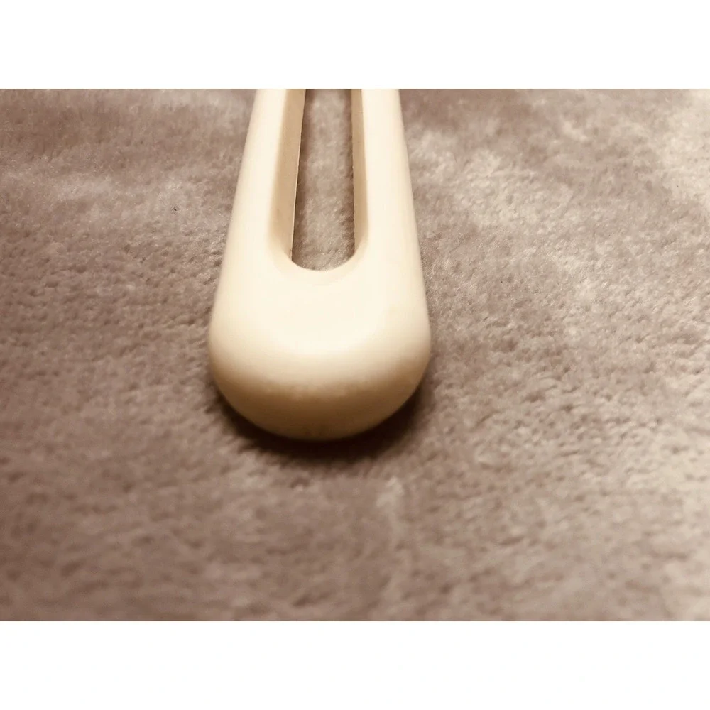 Vintage Bonny‎ Stainless Steel Whisk White Plastic Handle Made In Italy